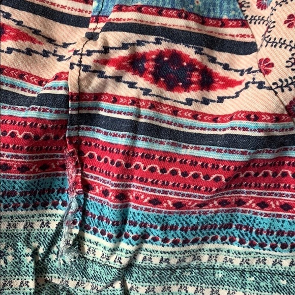 Two Pairs Boho drawstring waist XS Summer shorts causal boho - Picture 14 of 15